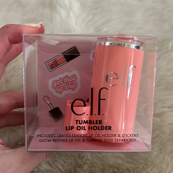 Limited Edition 40 oz Elf Stanley and tumbler lip oil holder - Coral - Picture 4 of 4